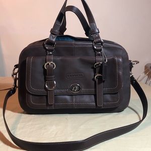 Brown Leather Coach Bag